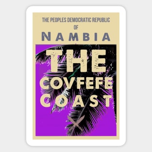 The Covfefe Coast - Purple Sticker